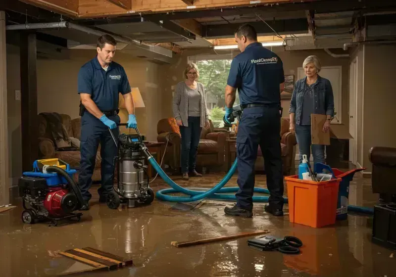 Basement Water Extraction and Removal Techniques process in Eastover, NC